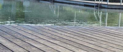 Kebony Terrassendielen für Naturschwimmbad Olfen verlegt